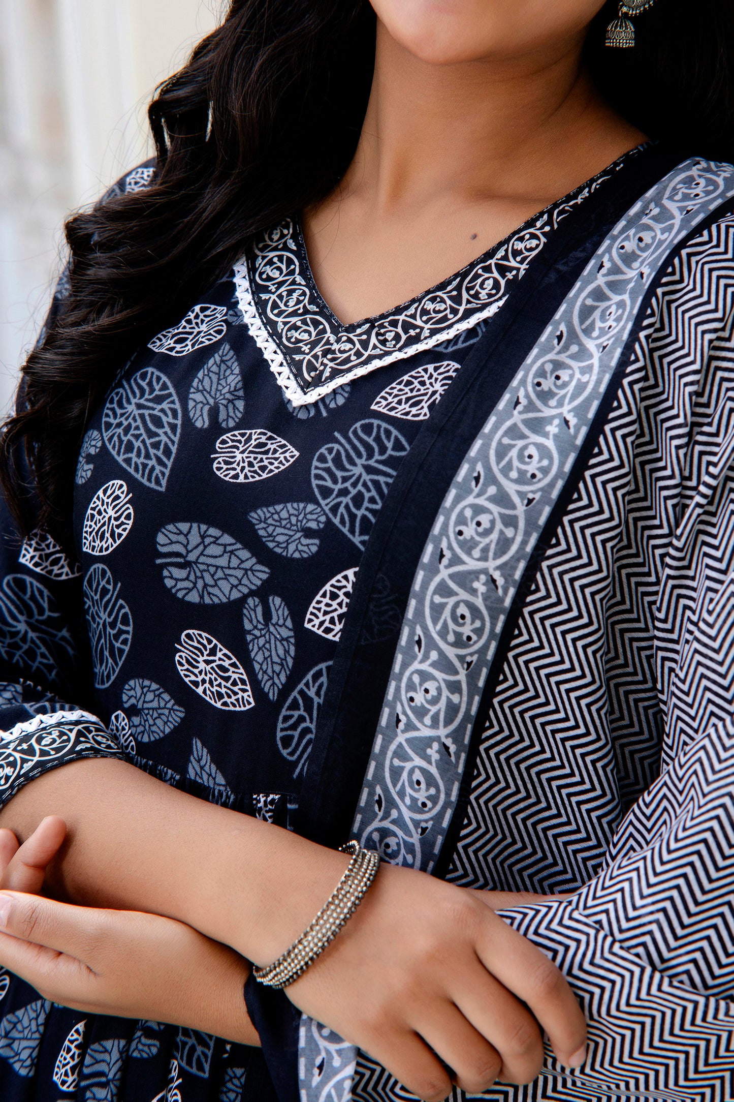 Floral Printed Rayon  Kurta With Pants & Dupatta