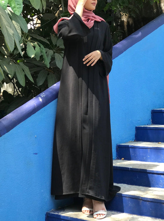 CHARCOAL TWO-PIECE ABAYA