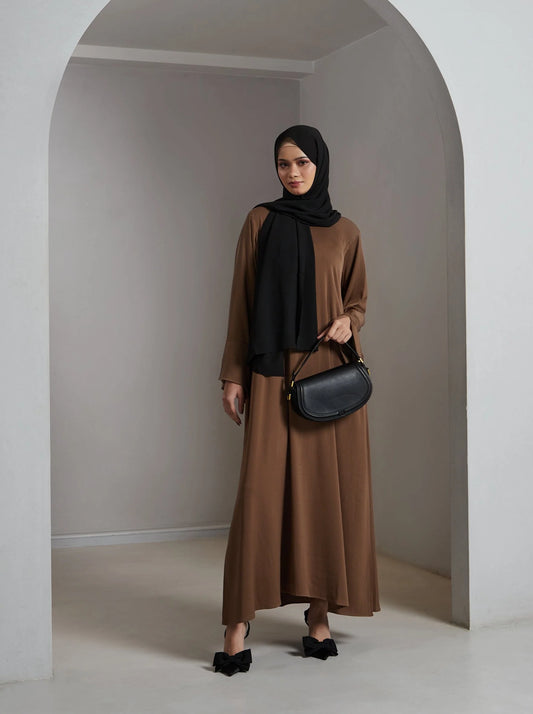 HEATHER ABAYA - BROWN