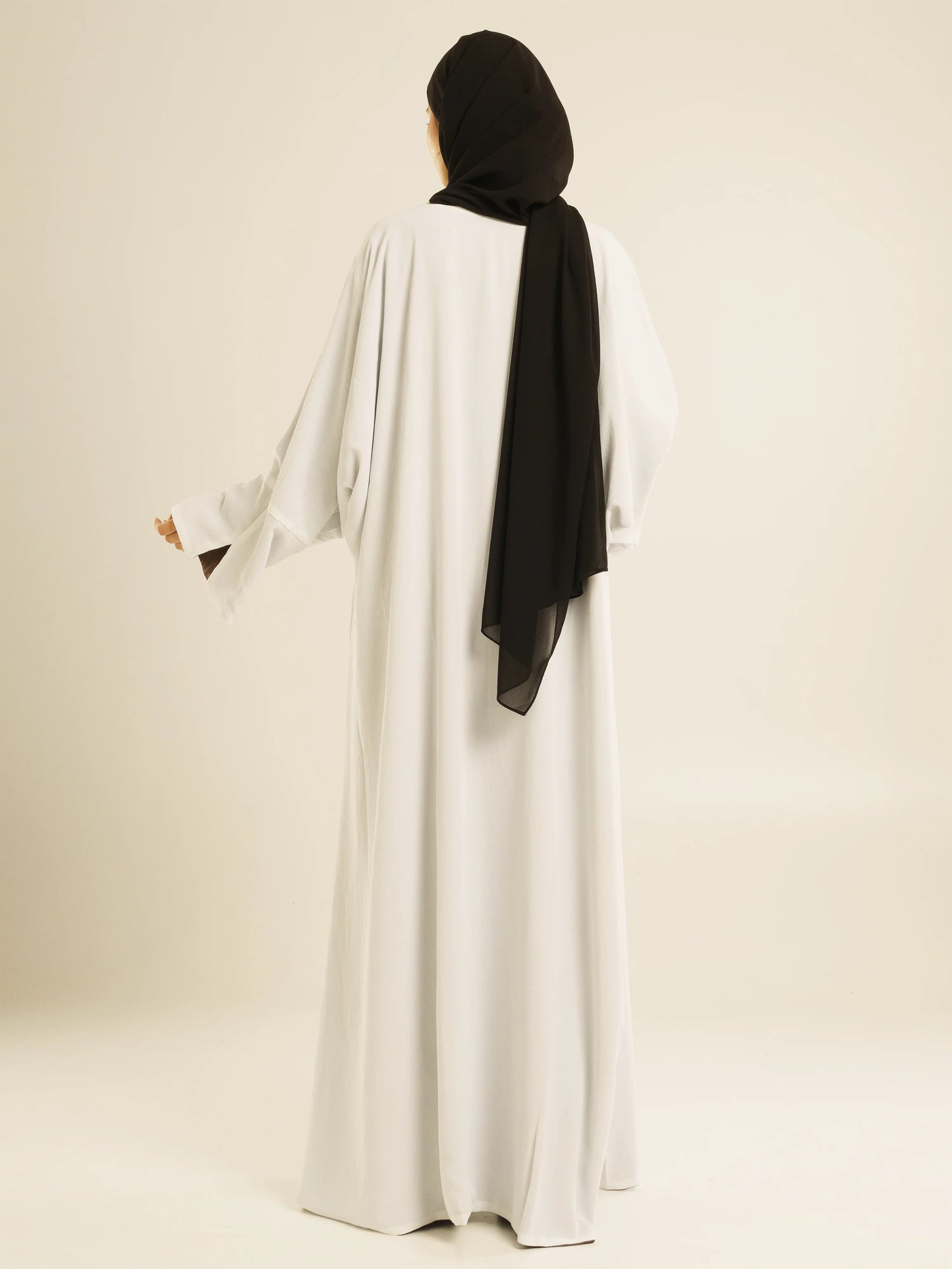 REVERSIBLE ABAYA - BROWN & WHITE