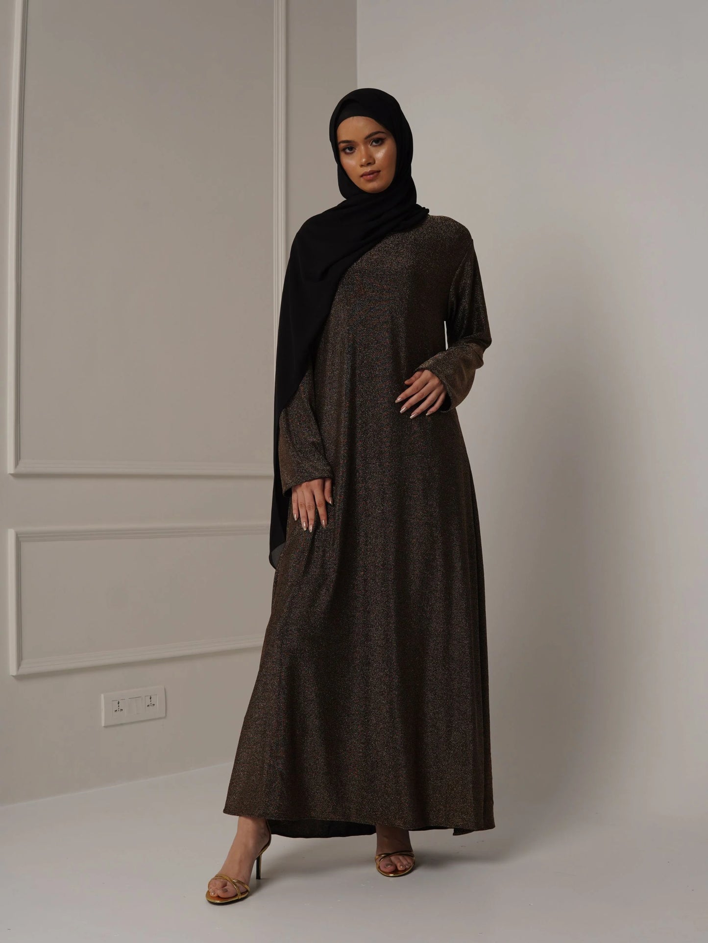 ELIZA LUXURY ABAYA - COPPER